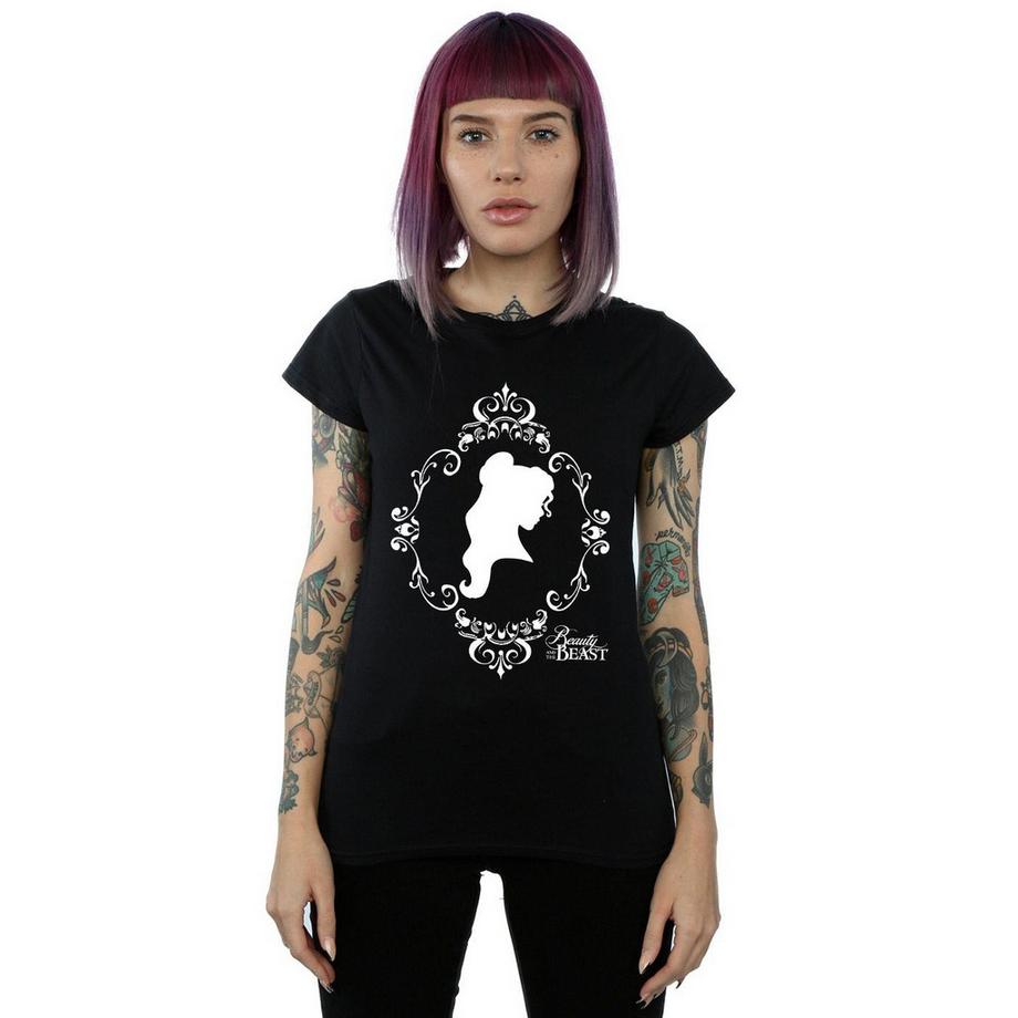 Disney PRINCESS La Bella e la Bestia Belle Silhouette T-Shirt  