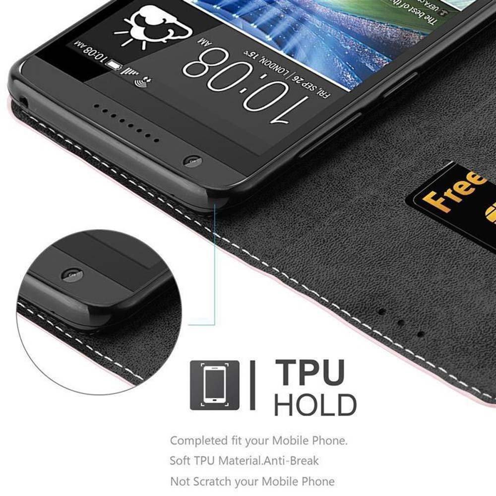 Cadorabo  Housse compatible avec HTC Desire 820 - Coque de protection avec fermeture magnétique, fonction de support et compartiment pour carte 