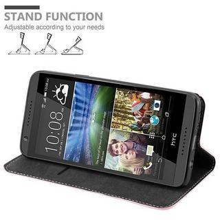 Cadorabo  Housse compatible avec HTC Desire 820 - Coque de protection avec fermeture magnétique, fonction de support et compartiment pour carte 