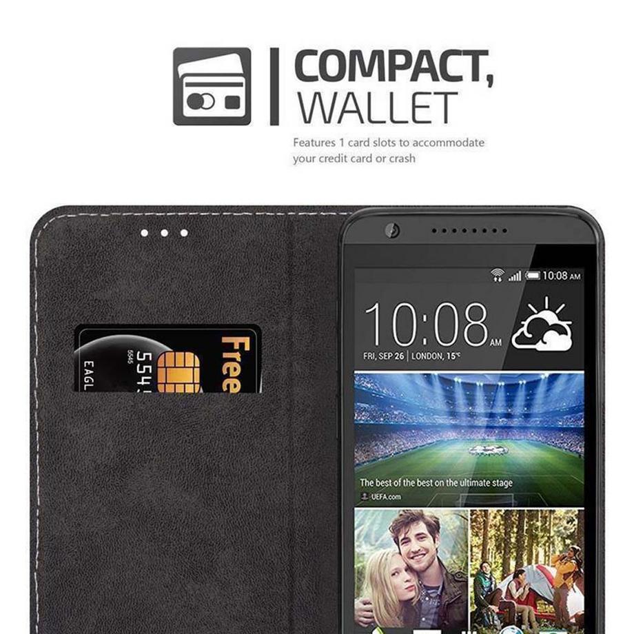 Cadorabo  Hülle für HTC Desire 820 Magnetverschluss, Standfunktion 