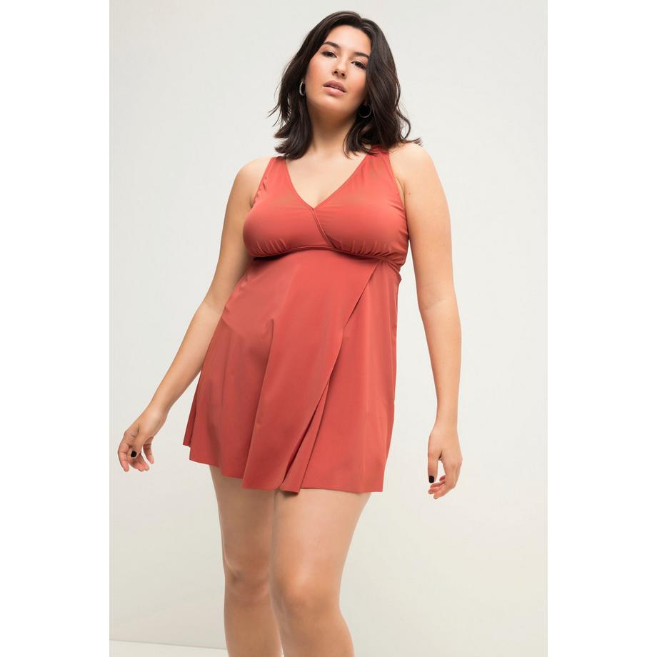 Studio Untold Top tankini coppe morbide effetto incrociato  