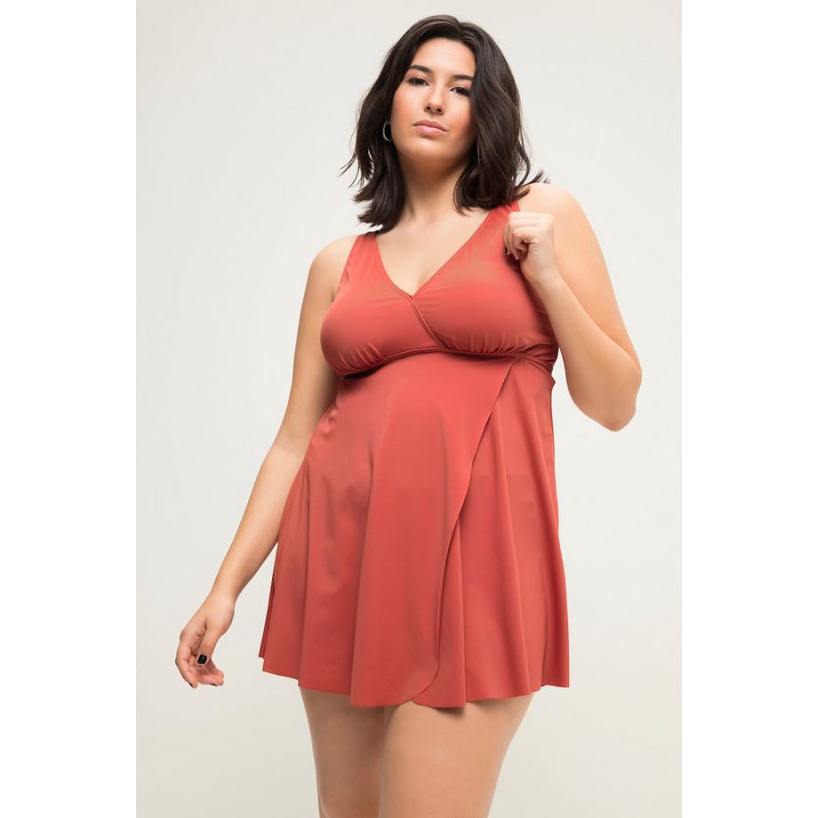 Studio Untold Top tankini coppe morbide effetto incrociato  