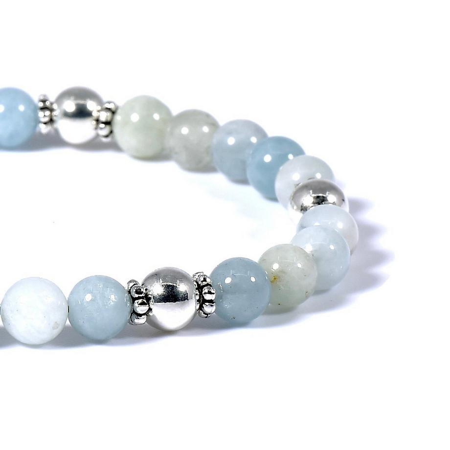 Balibay  Banu  Armband mit Morganit Edelsteinen & Silber 