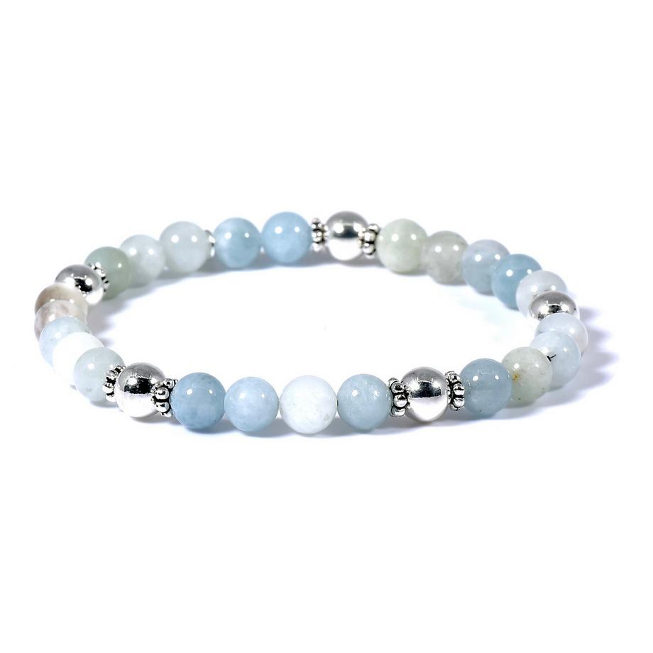 Banu  Armband mit Morganit Edelsteinen & Silber