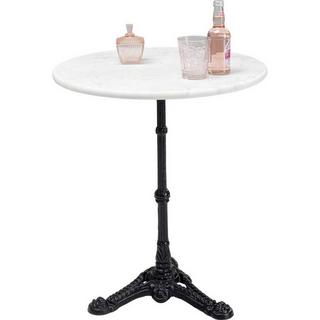 KARE Design Table de bistrot ronde blanche 60cm  