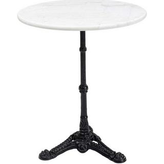 KARE Design Table de bistrot ronde blanche 60cm  