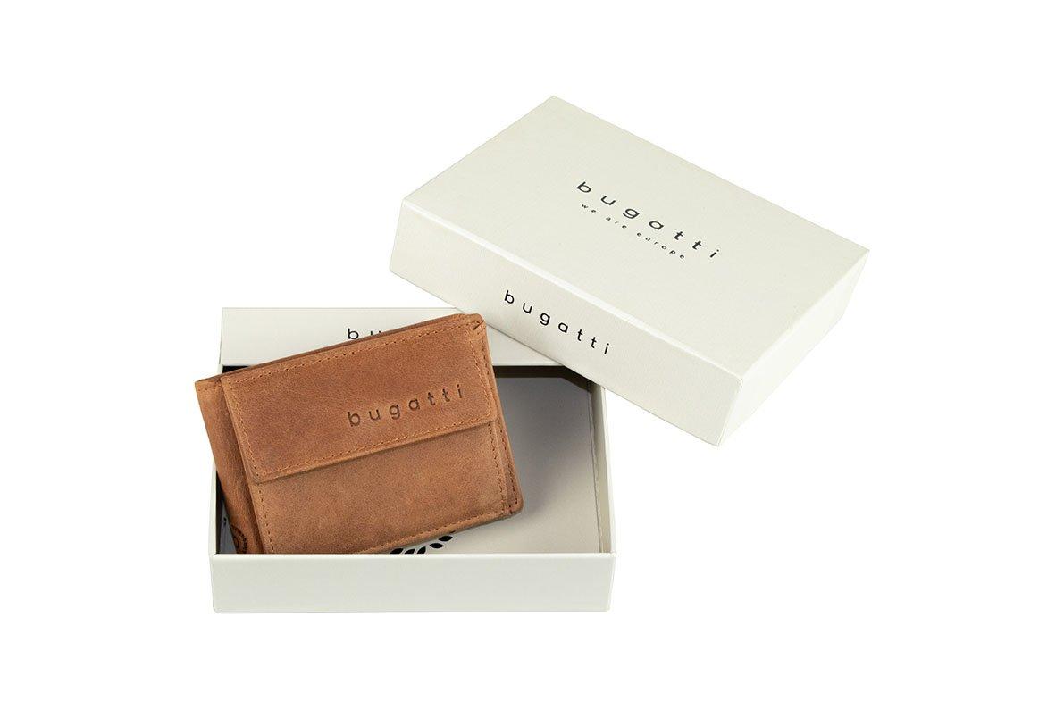 BUGATTI Volo Mini Geldbörse Cognac  