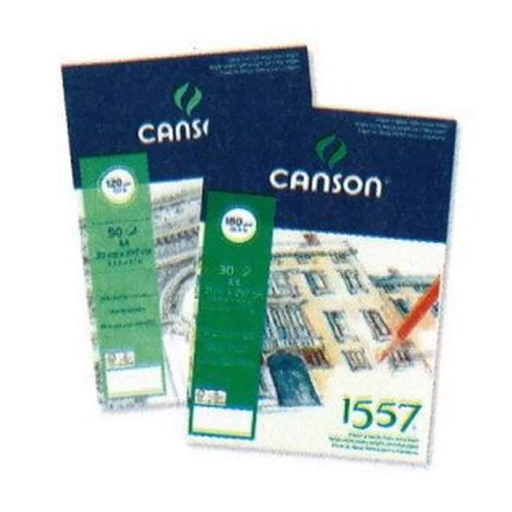 CANSON Skizzenblock 1557 A4 204127414 weiss, 180g 30 Blatt