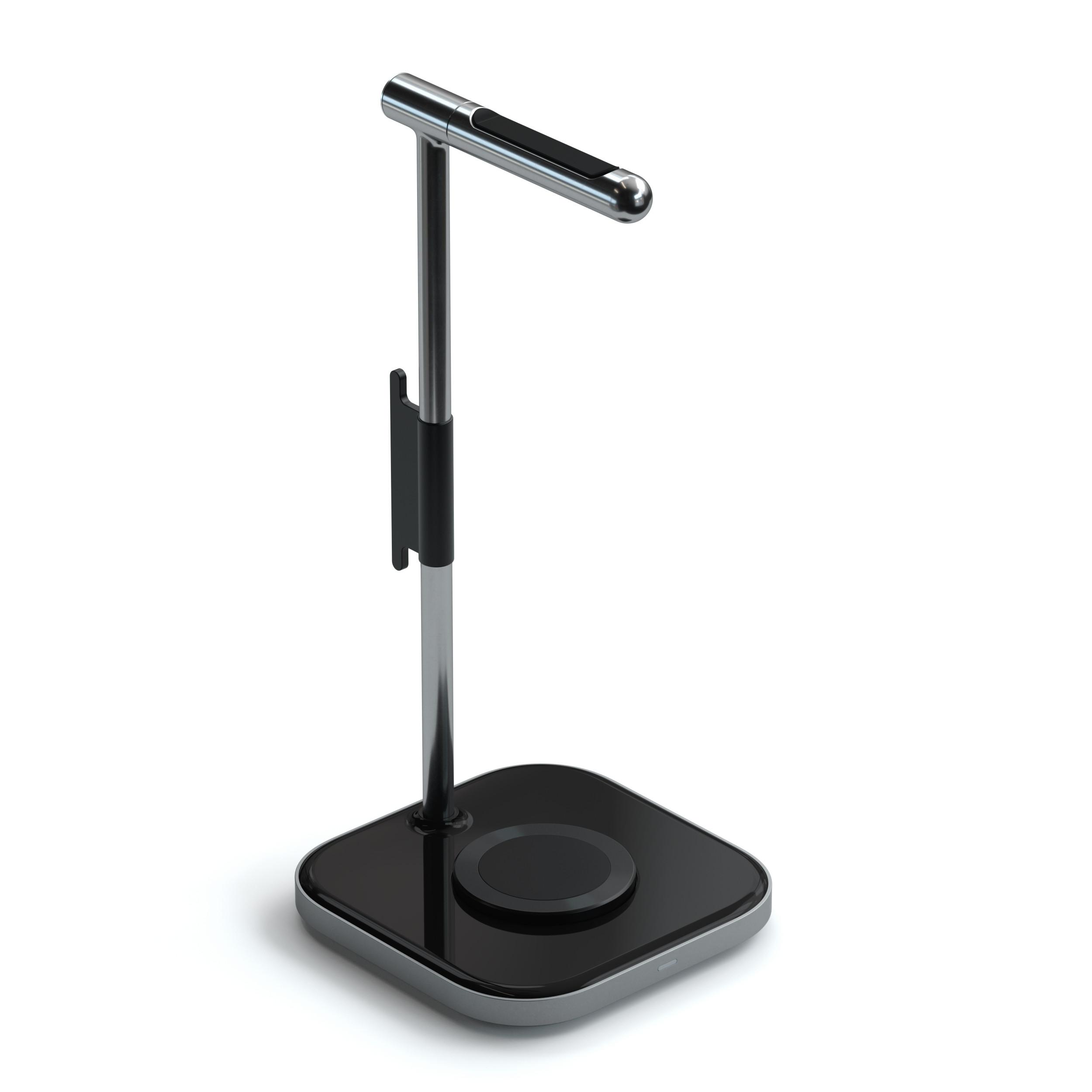 SATECHI  2-in-1 Alu Headphone Stand w. MagSafe Charging 