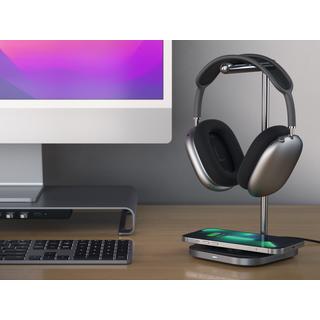 SATECHI  2-in-1 Alu Headphone Stand w. MagSafe Charging 