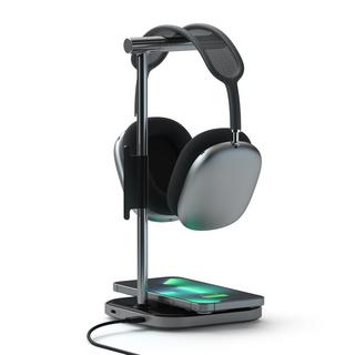 SATECHI  2-in-1 Alu Headphone Stand w. MagSafe Charging 