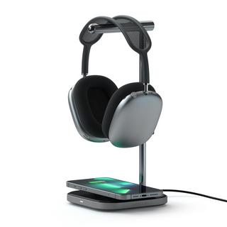 SATECHI  2-in-1 Alu Headphone Stand w. MagSafe Charging 