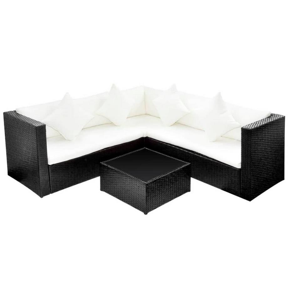 set di mobili da giardino Polirattan