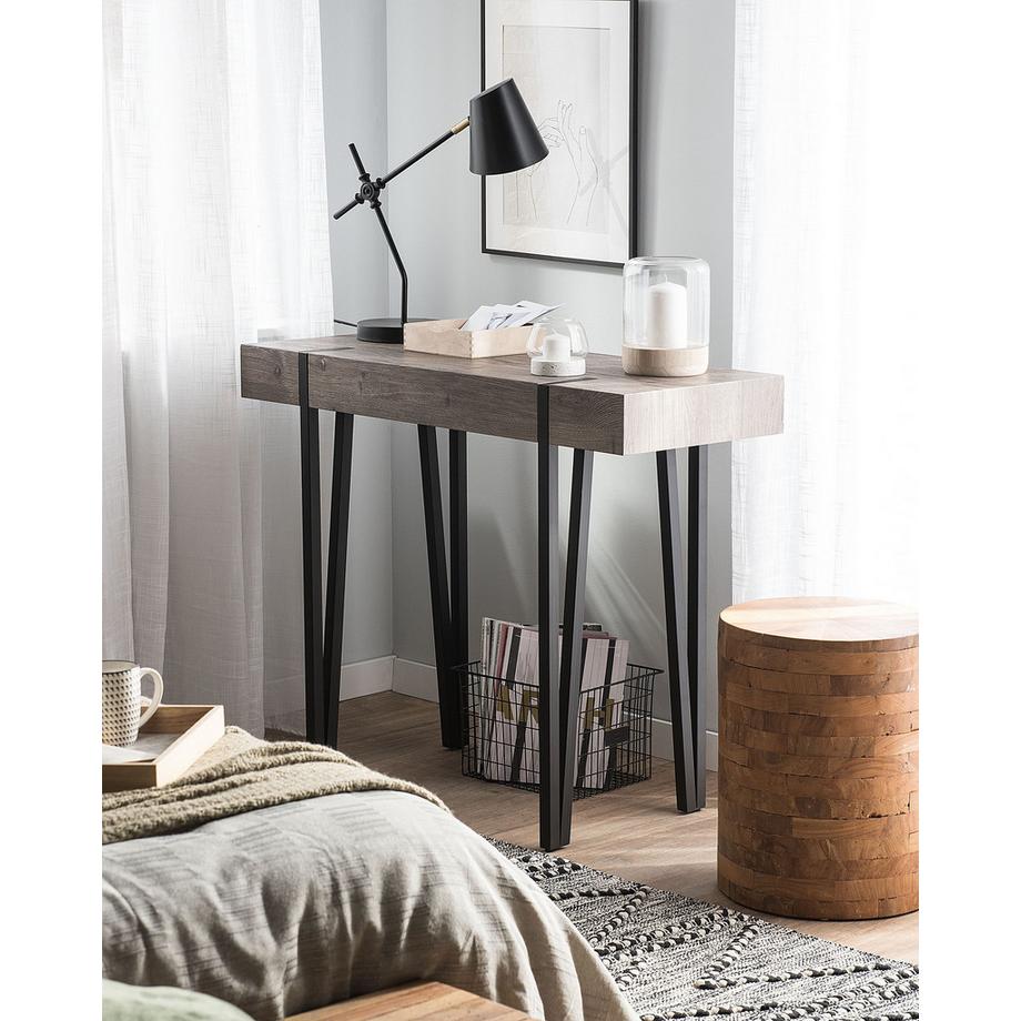 Beliani Konsolentisch aus MDF-Platte Industriell ADENA  