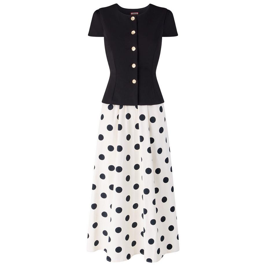 Joe Browns Kleid in Zweiteiler-Optik mit Tupfenrock  