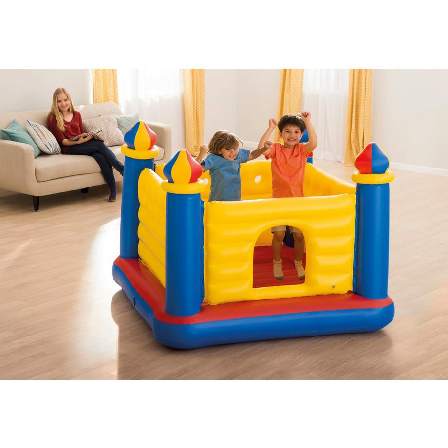 Intex  Aufblasbares Trampolinschloss für Kinder 174 x 174 x 135 cm 48259 INTEX 