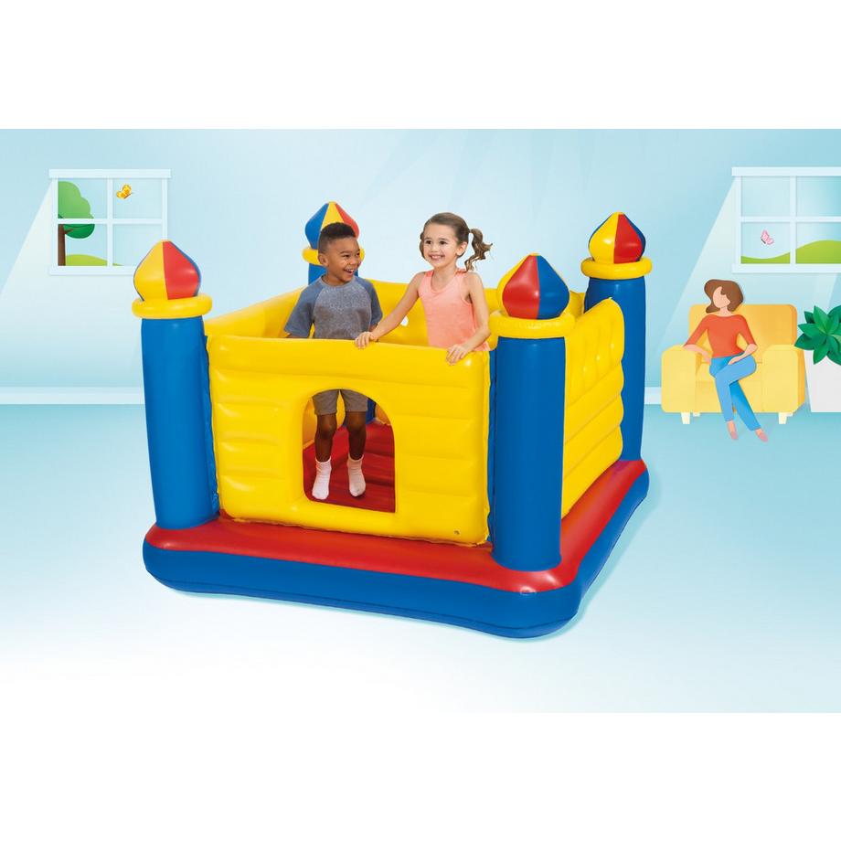 Intex  Aufblasbares Trampolinschloss für Kinder 174 x 174 x 135 cm 48259 INTEX 