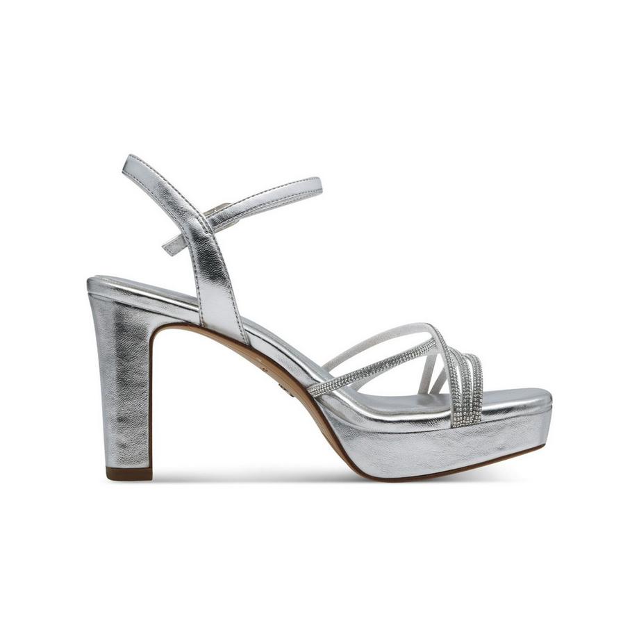 Tamaris Sandali con plateau e cinturini in strass  