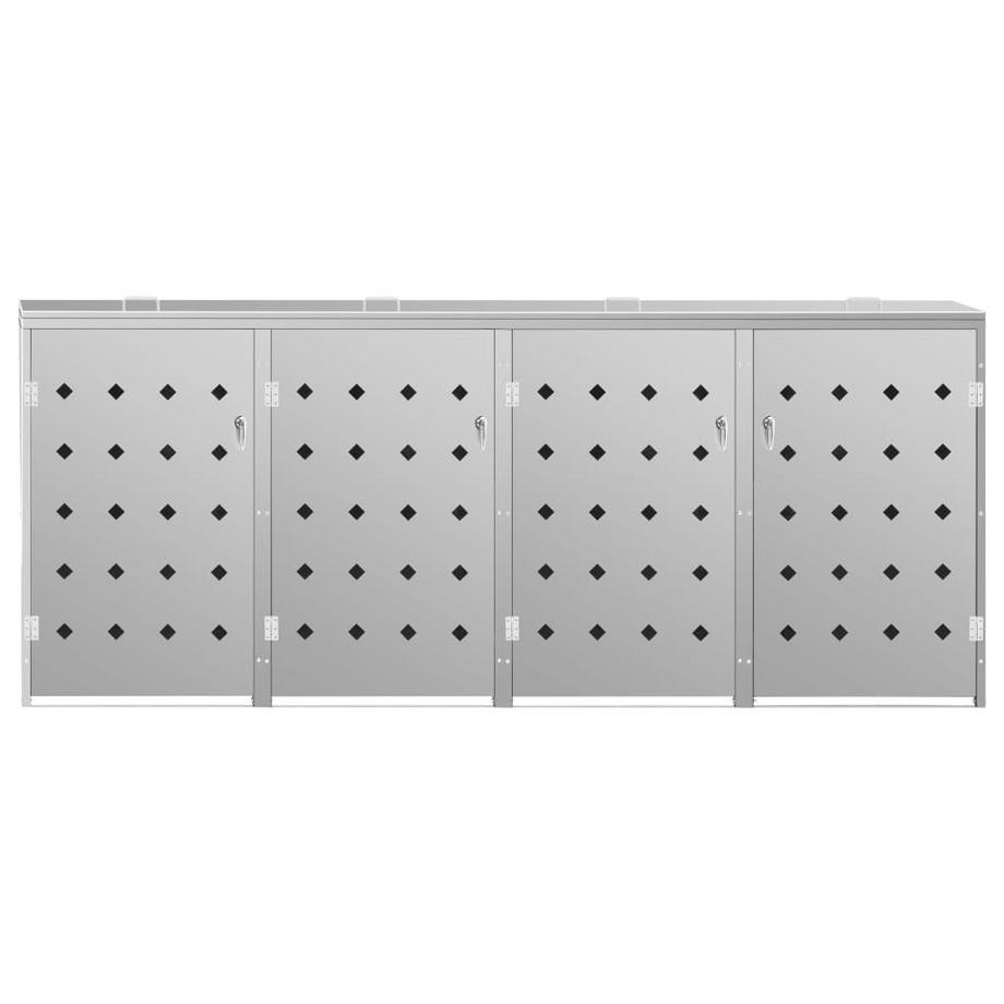 VidaXL copribidone Acciaio inossidabile  