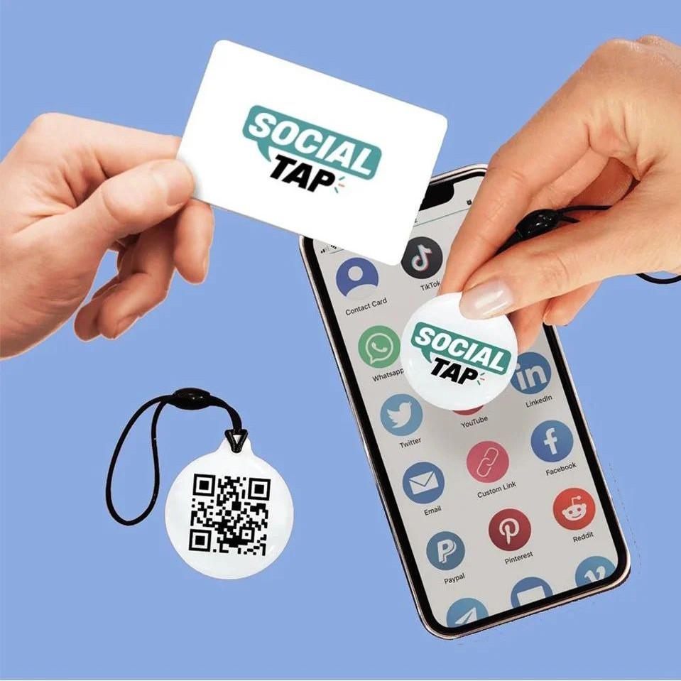 Mikamax Portachiavi NFC Bianco  