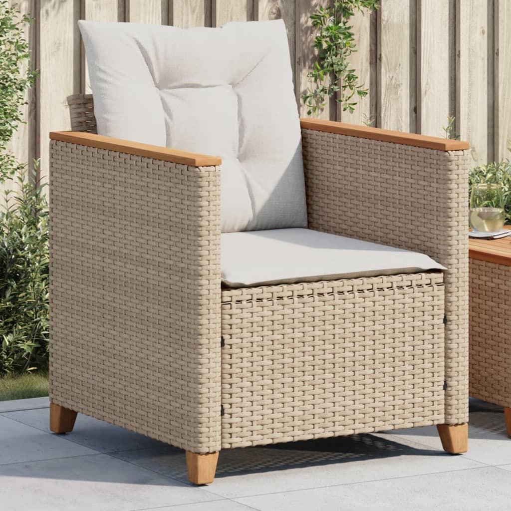 VidaXL Gartenstuhl poly-rattan  