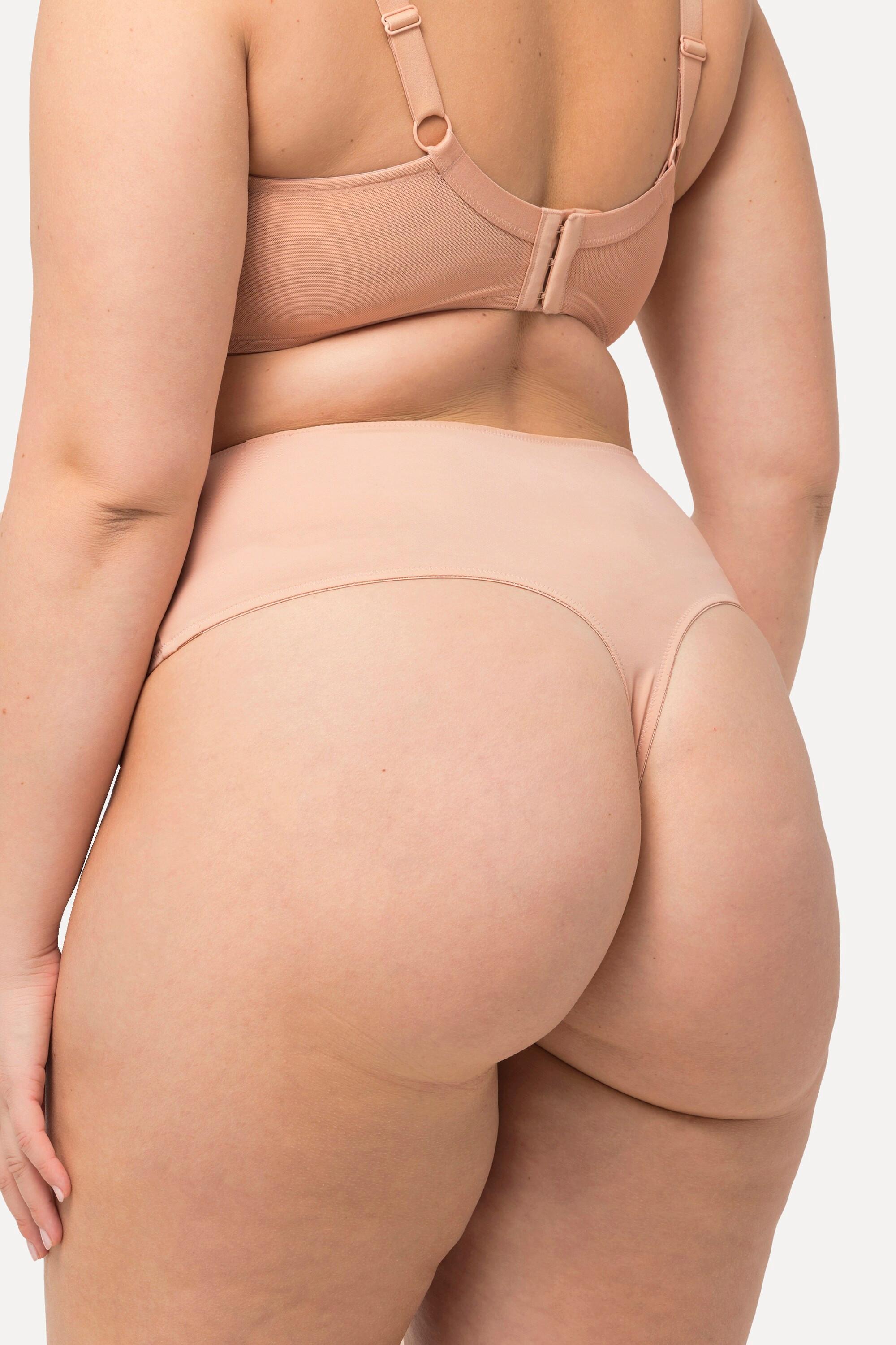 Ulla Popken String Couvrant Tulle Brodé  