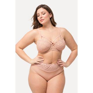 Ulla Popken String Couvrant Tulle Brodé  