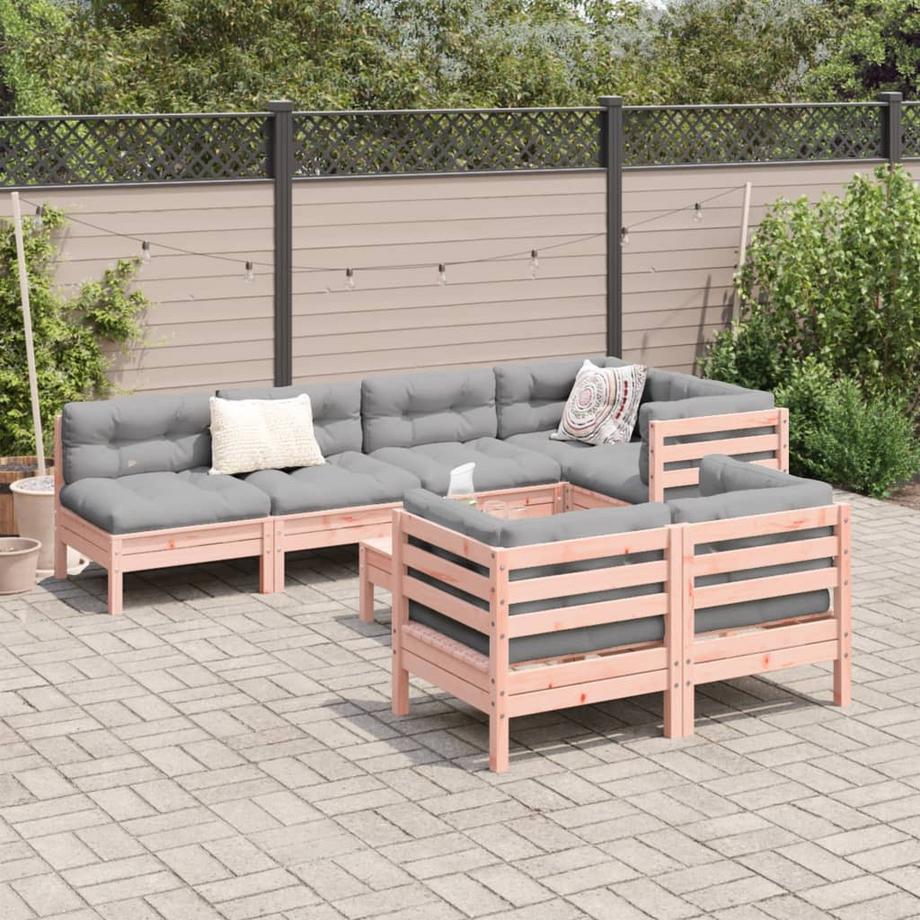 VidaXL Salon de jardin bois  