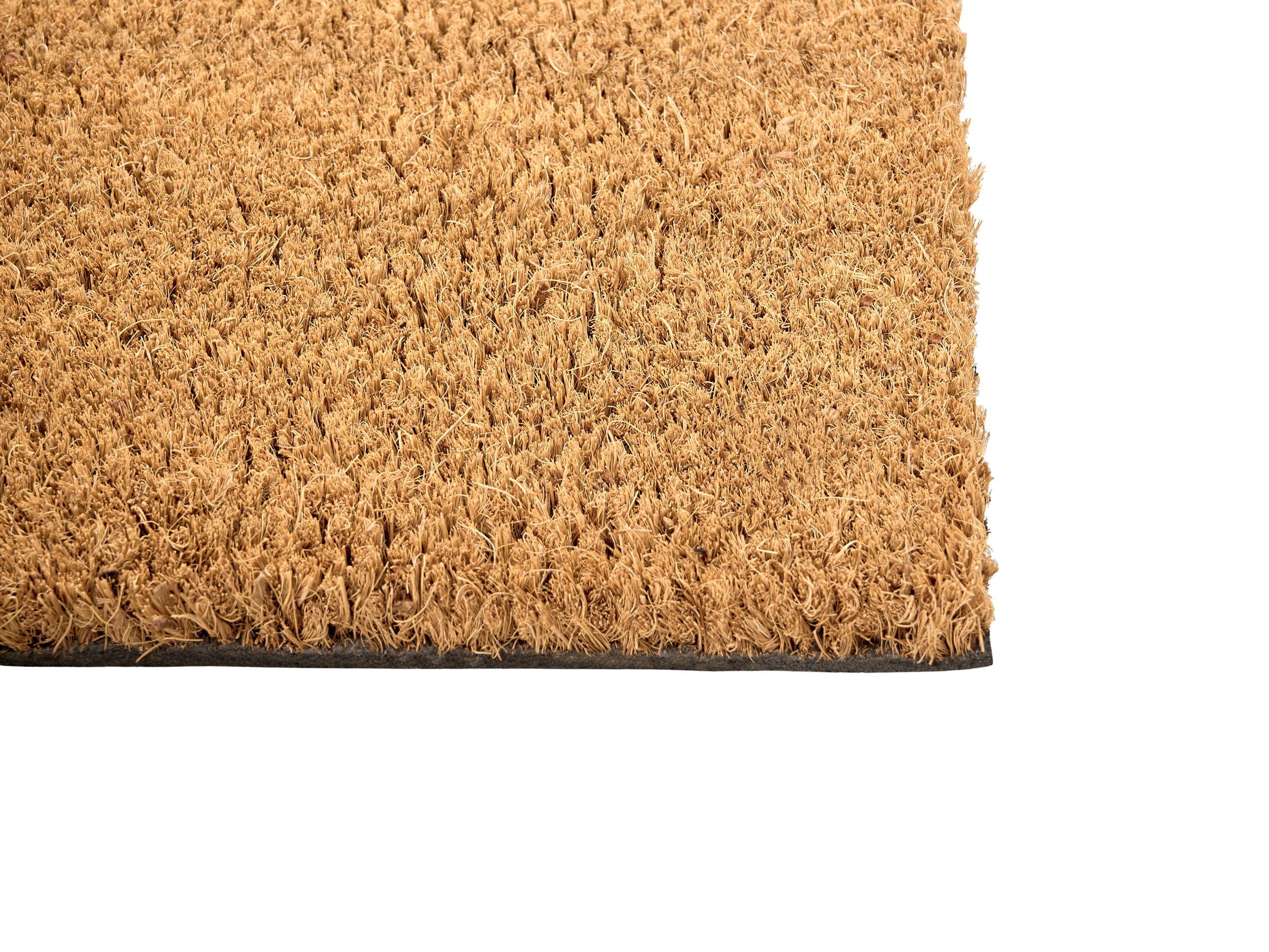 Beliani Tappetino da Ingresso en Fibra di Cocco Classico TIKUB  