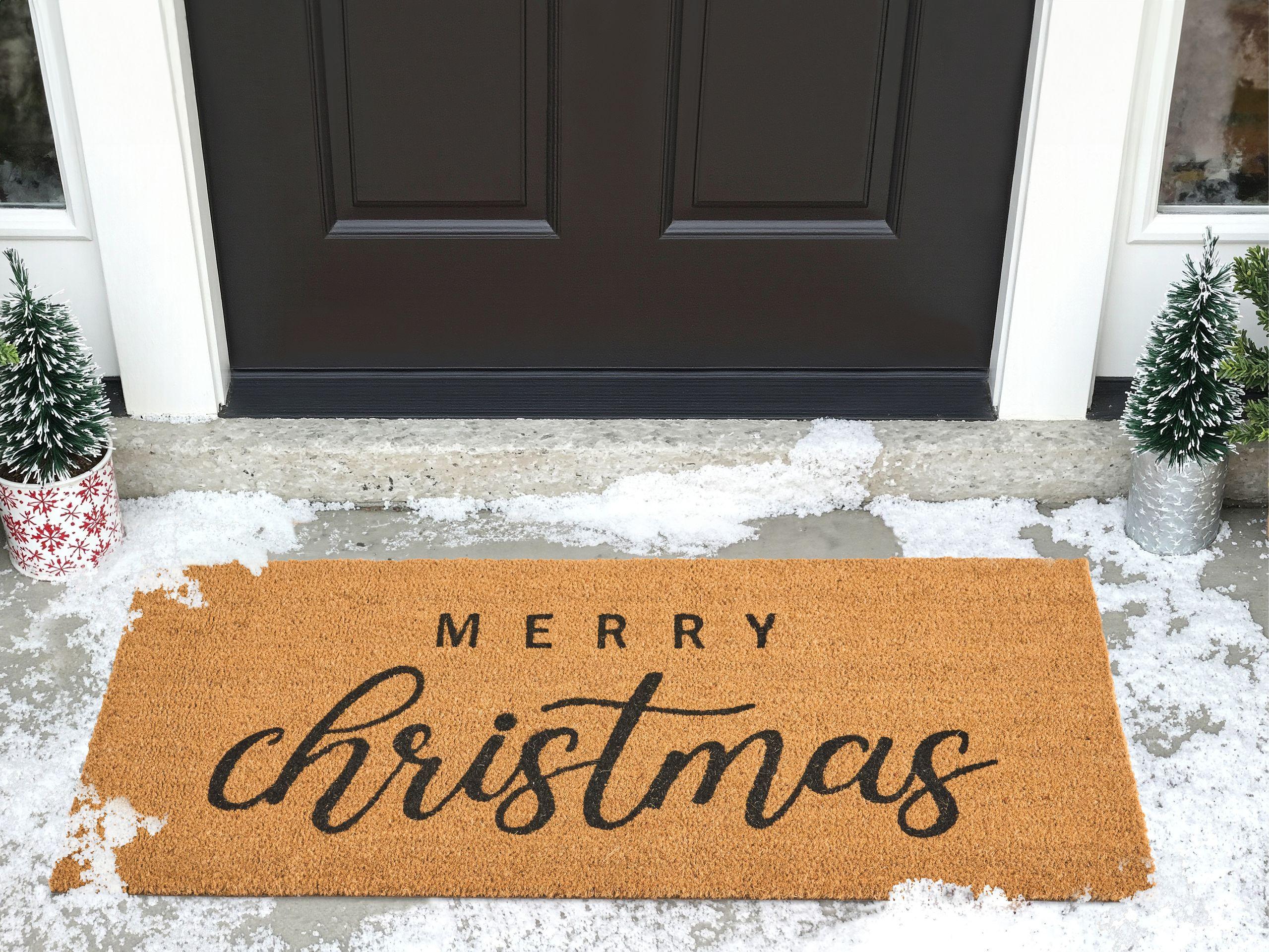 Beliani Tappetino da Ingresso en Fibra di Cocco Classico TIKUB  