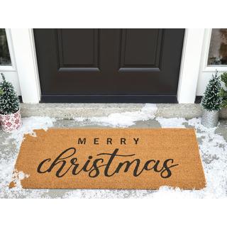 Beliani Tappetino da Ingresso en Fibra di Cocco Classico TIKUB  