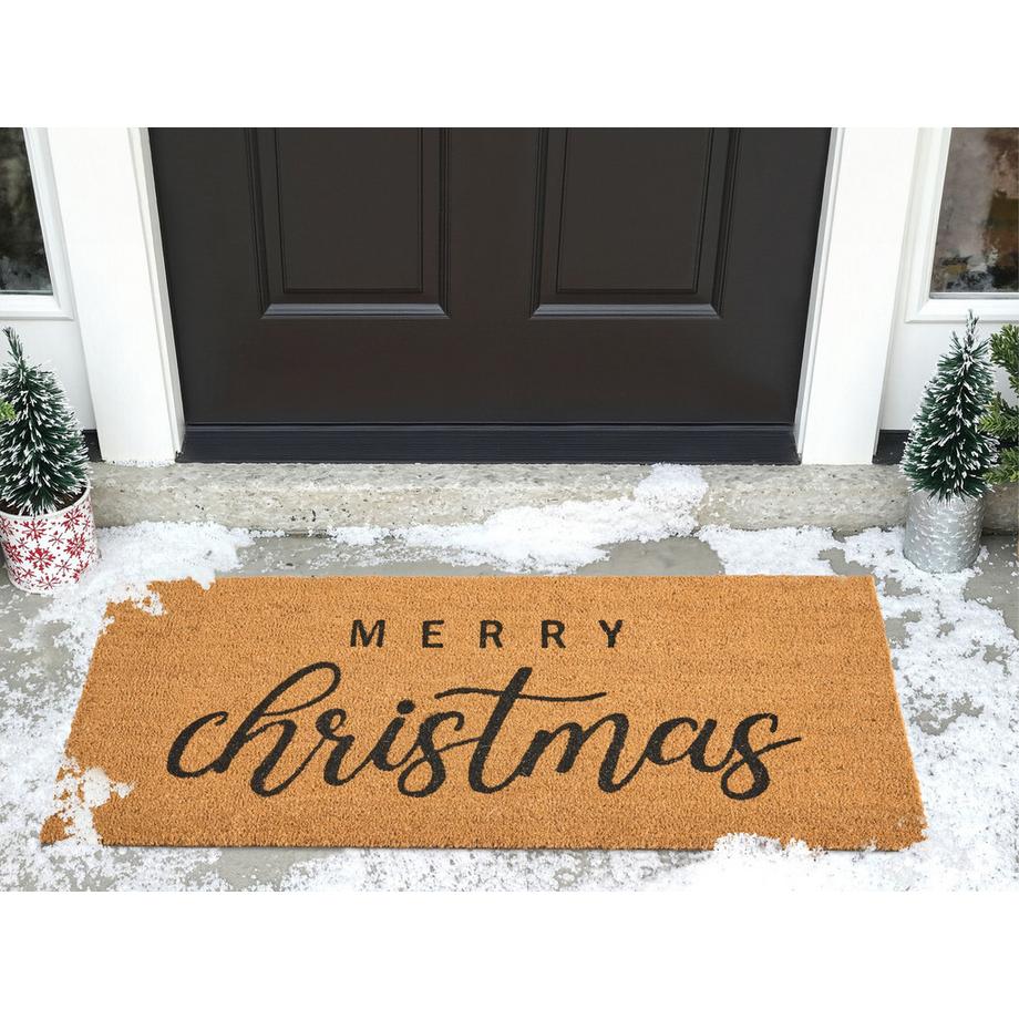 Beliani Tappetino da Ingresso en Fibra di Cocco Classico TIKUB  