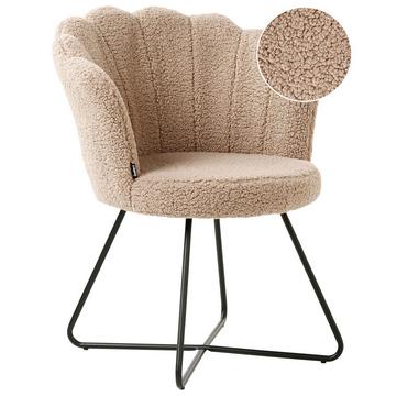 Fauteuil en Bouclé Rétro LOVELOCK