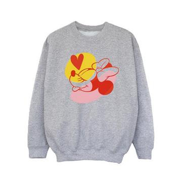 Minnie Mouse Tongue Heart Sweatshirt