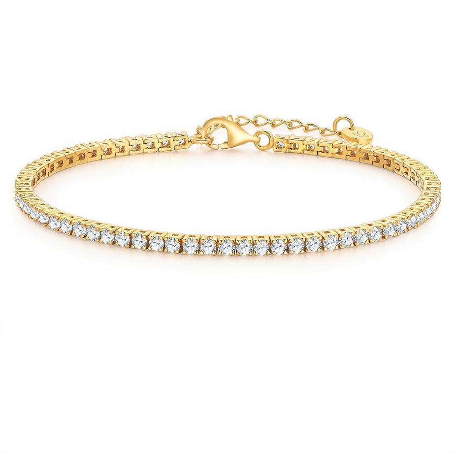Armband Messing Zirkonia