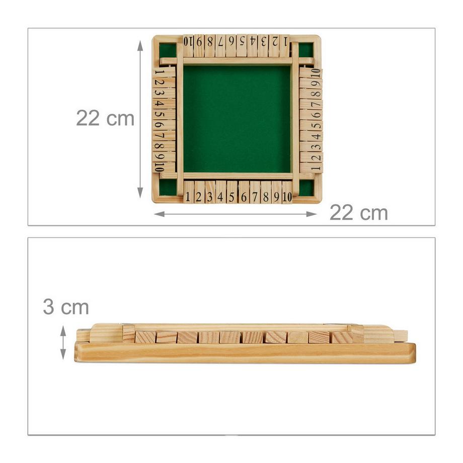 Northix  Gioco di dadi Chiudi la scatola 