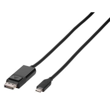 Vivanco CC UC DP 15 1,5 m USB tipo-C DisplayPort Nero