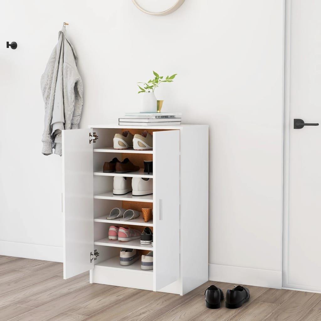 VidaXL Armoire à chaussures bois d'ingénierie  