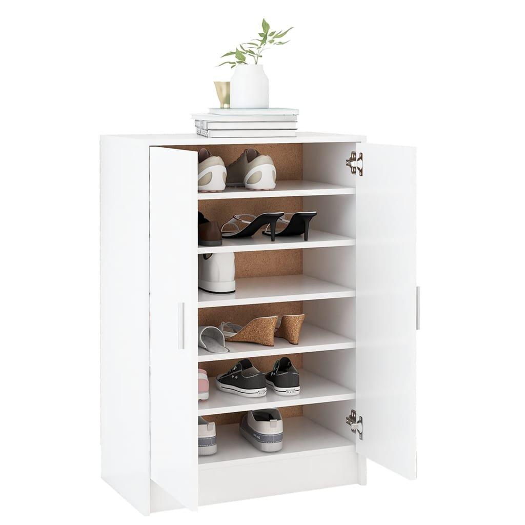 VidaXL Armoire à chaussures bois d'ingénierie  