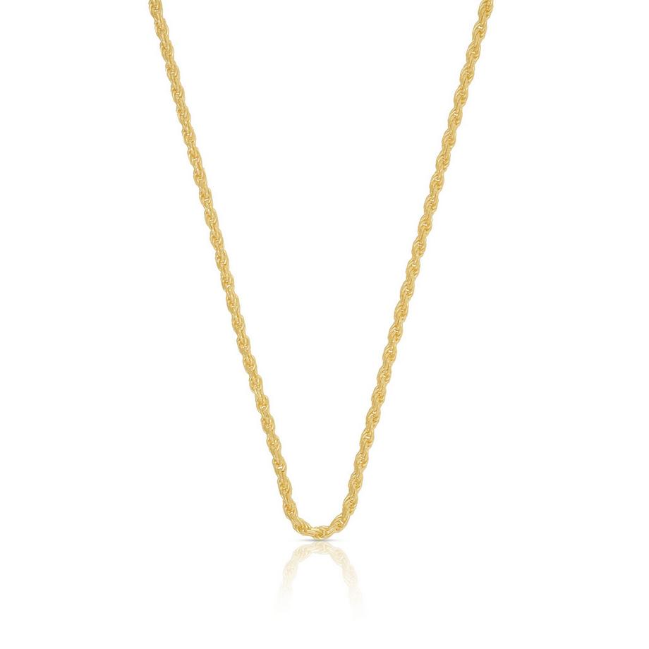 MUAU Schmuck  Collier Cordel Gelbgold 750, 1.8mm, 55cm 