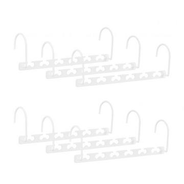 Grucce in metallo salvaspazio - set da 6