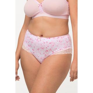 Ulla Popken Slip midi Fiori Bordi pizzo  