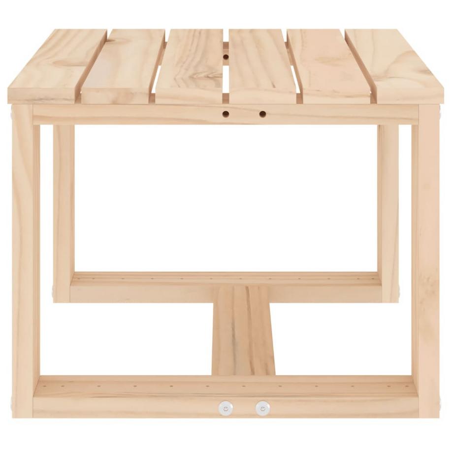 VidaXL Table d'appoint de jardin bois de pin  