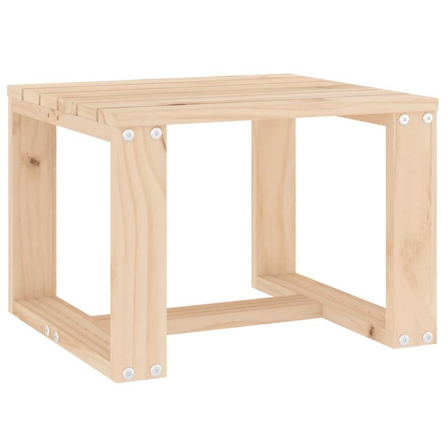 VidaXL Table d'appoint de jardin bois de pin  