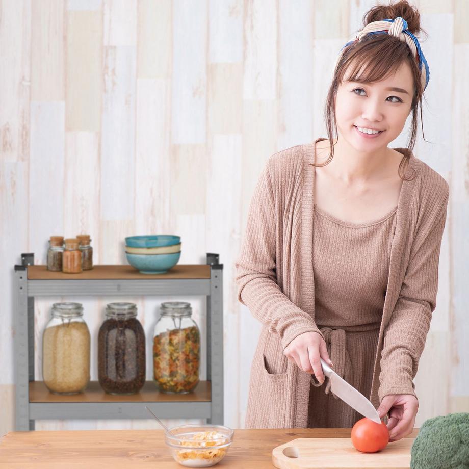 Northix Étagères robustes à 5 niveaux, lot de 2  