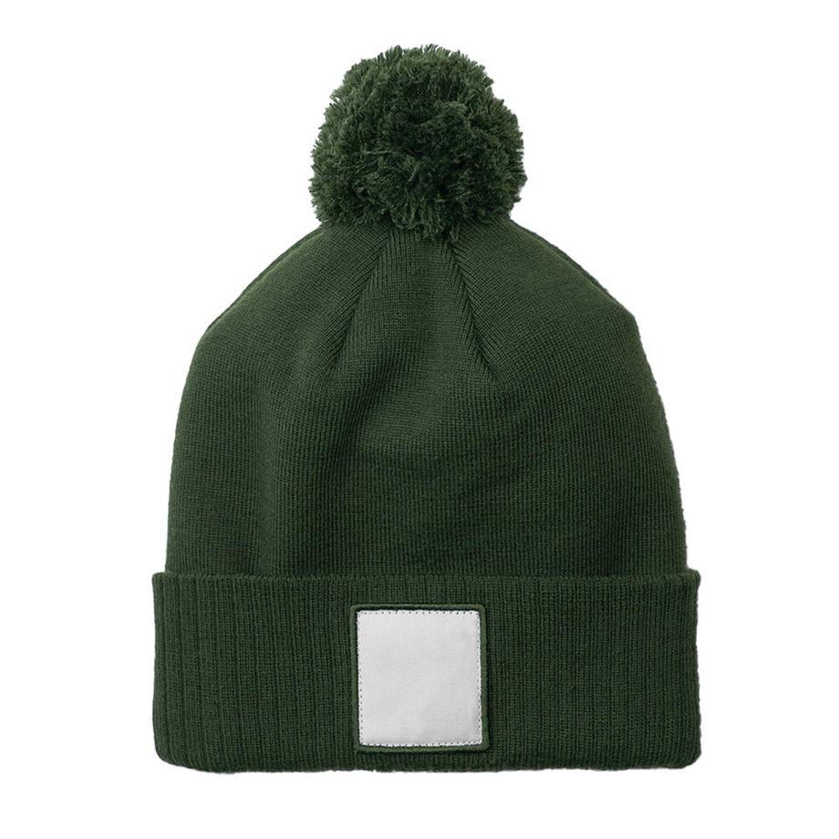 Beechfield Bonnet avec pompon et écusson  