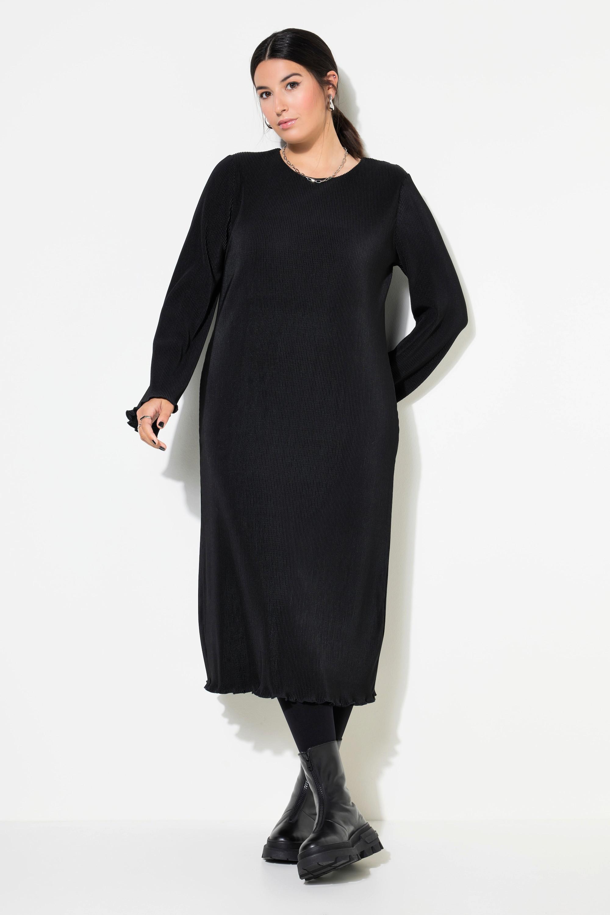 Studio Untold  Robe midi plissée. Manches longues et coupe Slim Shape 