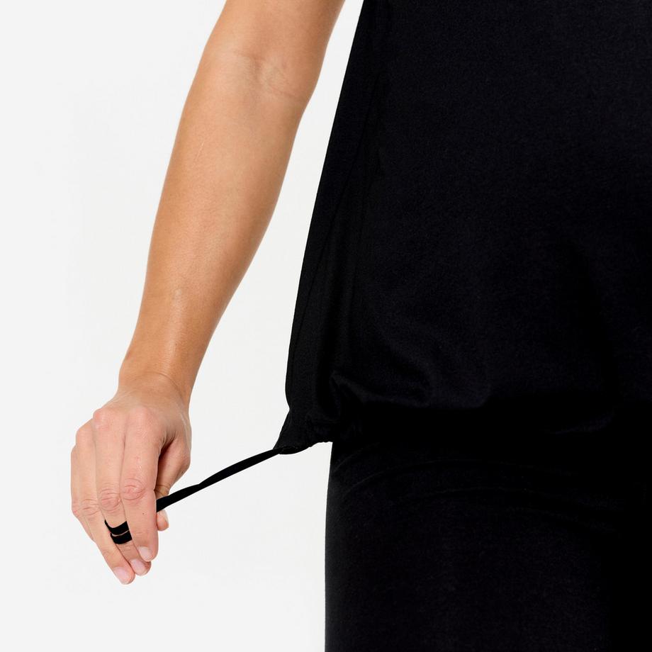 DOMYOS  T-shirt yoga gravidanza taglio ampio cotone 