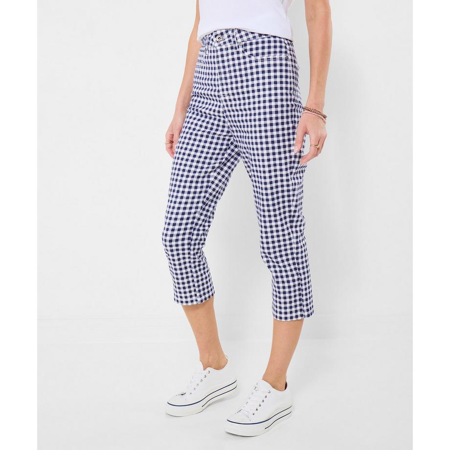 Joe Browns Pantalon Capri Vichy Slim Fit  
