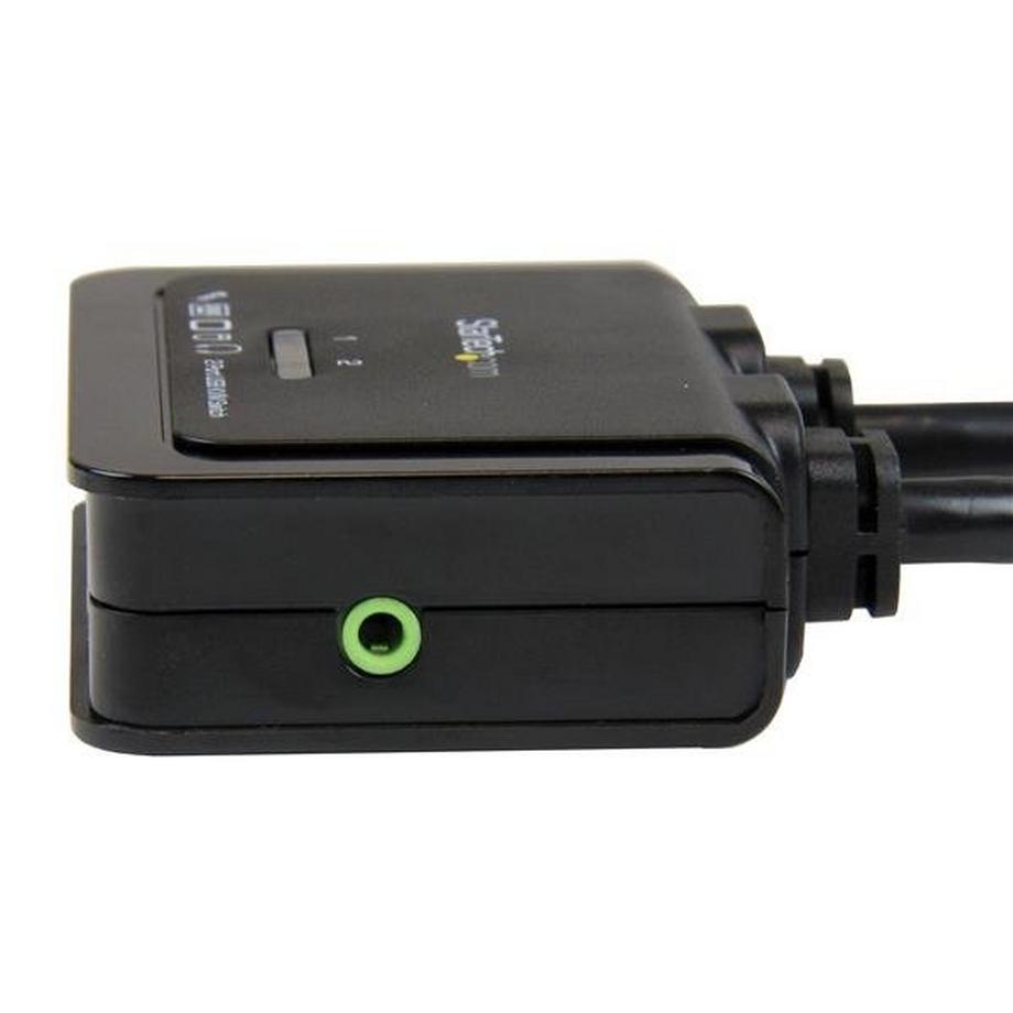 STARTECH.COM  Switch KVM cavo HDMI USB 2 porte con audio e switch remoto – Alimentazione USB 